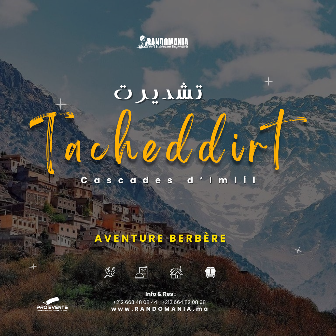 Tacheddirt et Cascades d’Imlil : Aventure Berbère